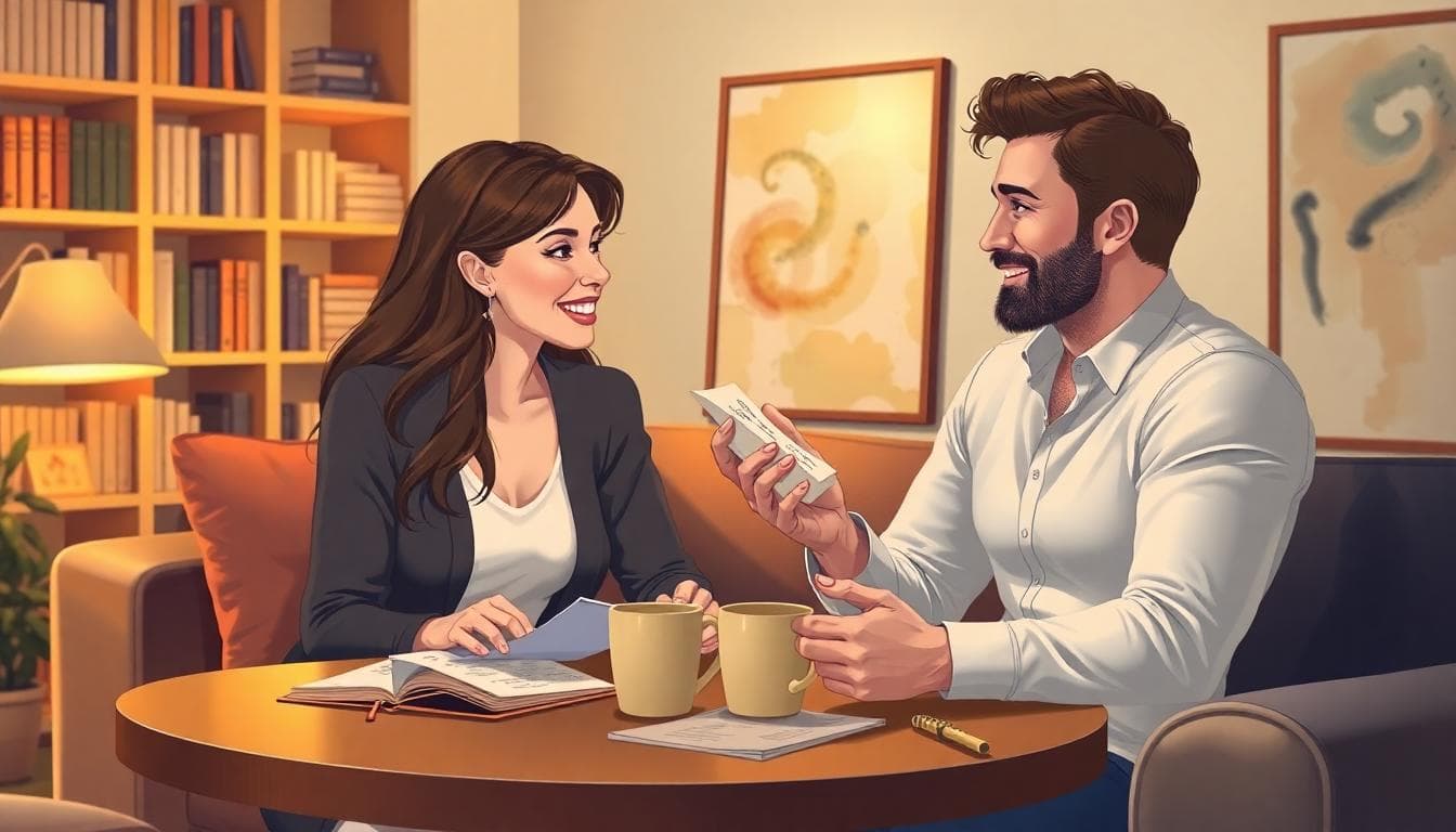 處女座與水瓶座的互動畫面,創新與穩定並存