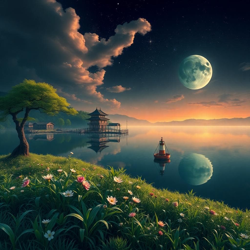 太平山花卉中心步道AI生成圖