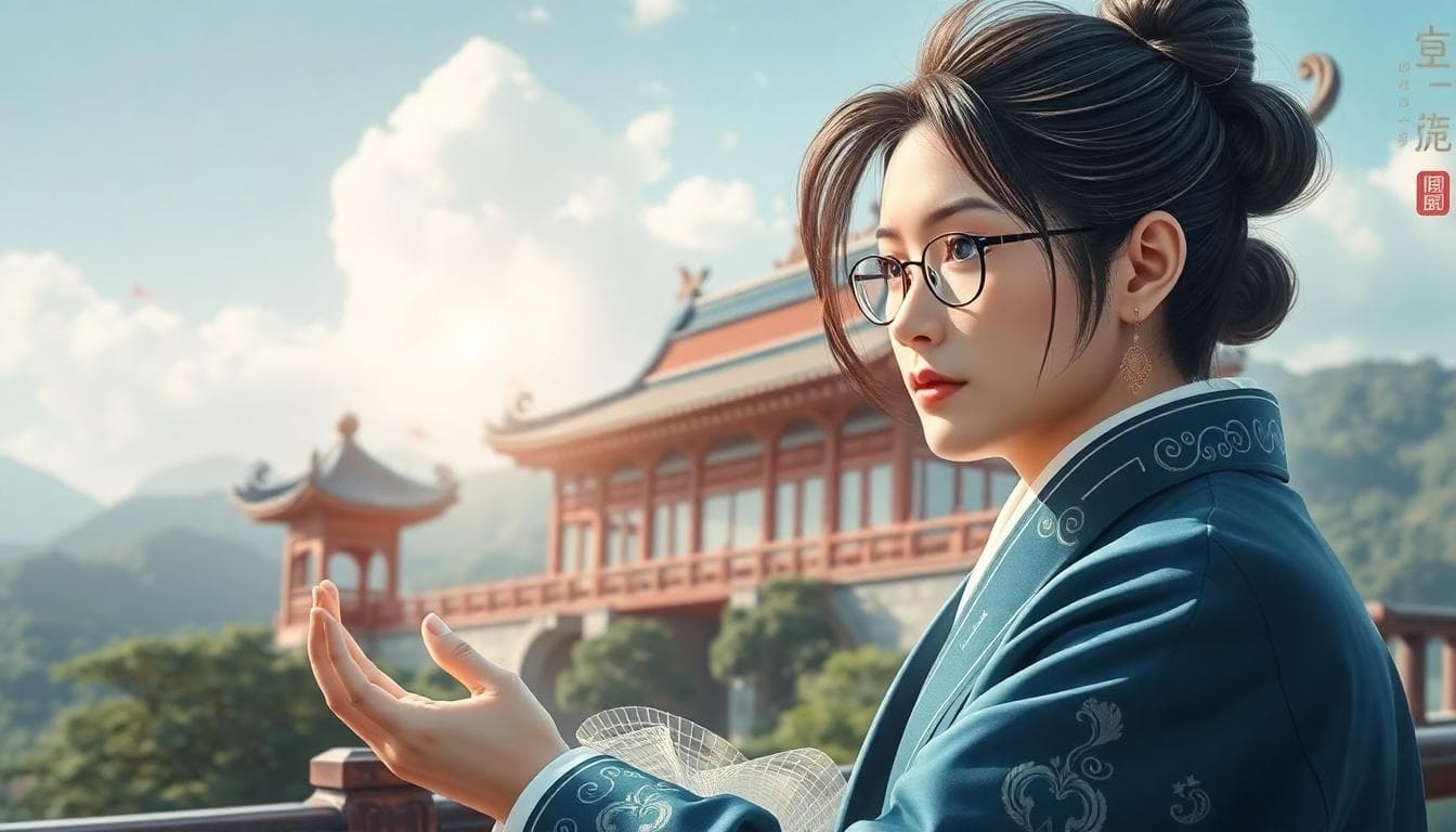 Image generated by AI: 兩人於咖啡館的第一次對話,水瓶座展現自信與好奇