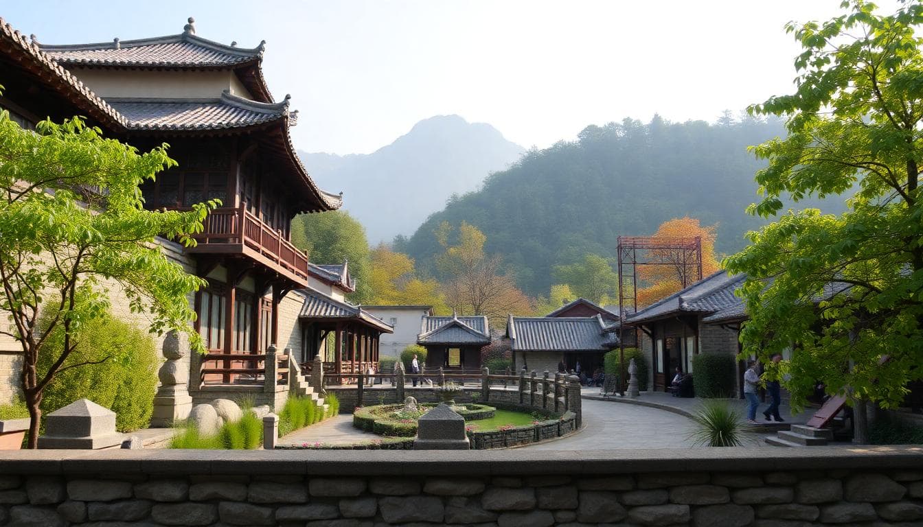 A young professional multitasking in a dynamic office