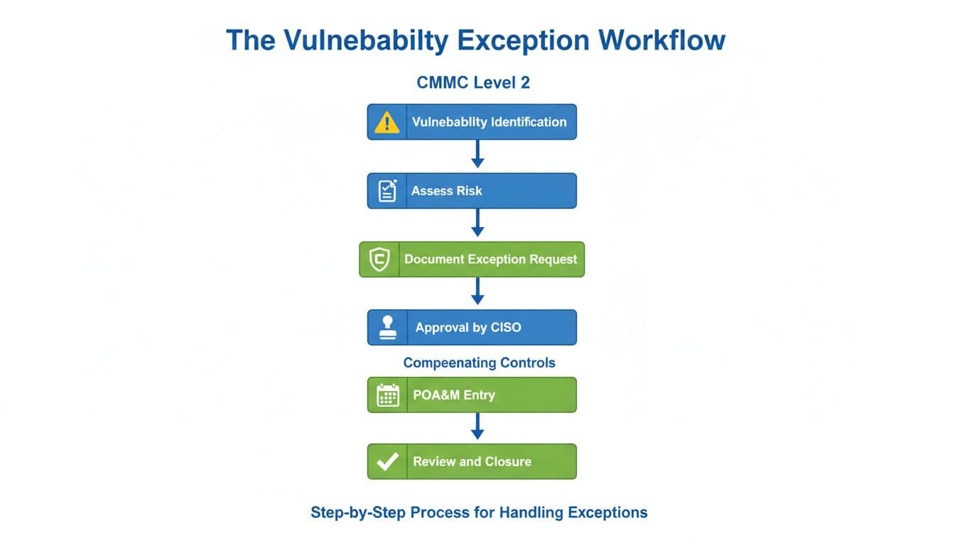 CMMC Level 2 Vulnerability Exceptions With POA&M Examples – Guide to ...