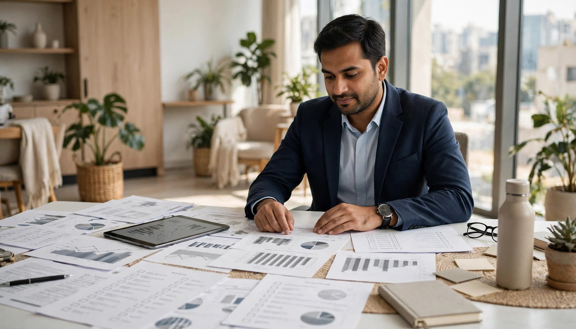 A business owner compare in digital marketing agencies to hire best agency