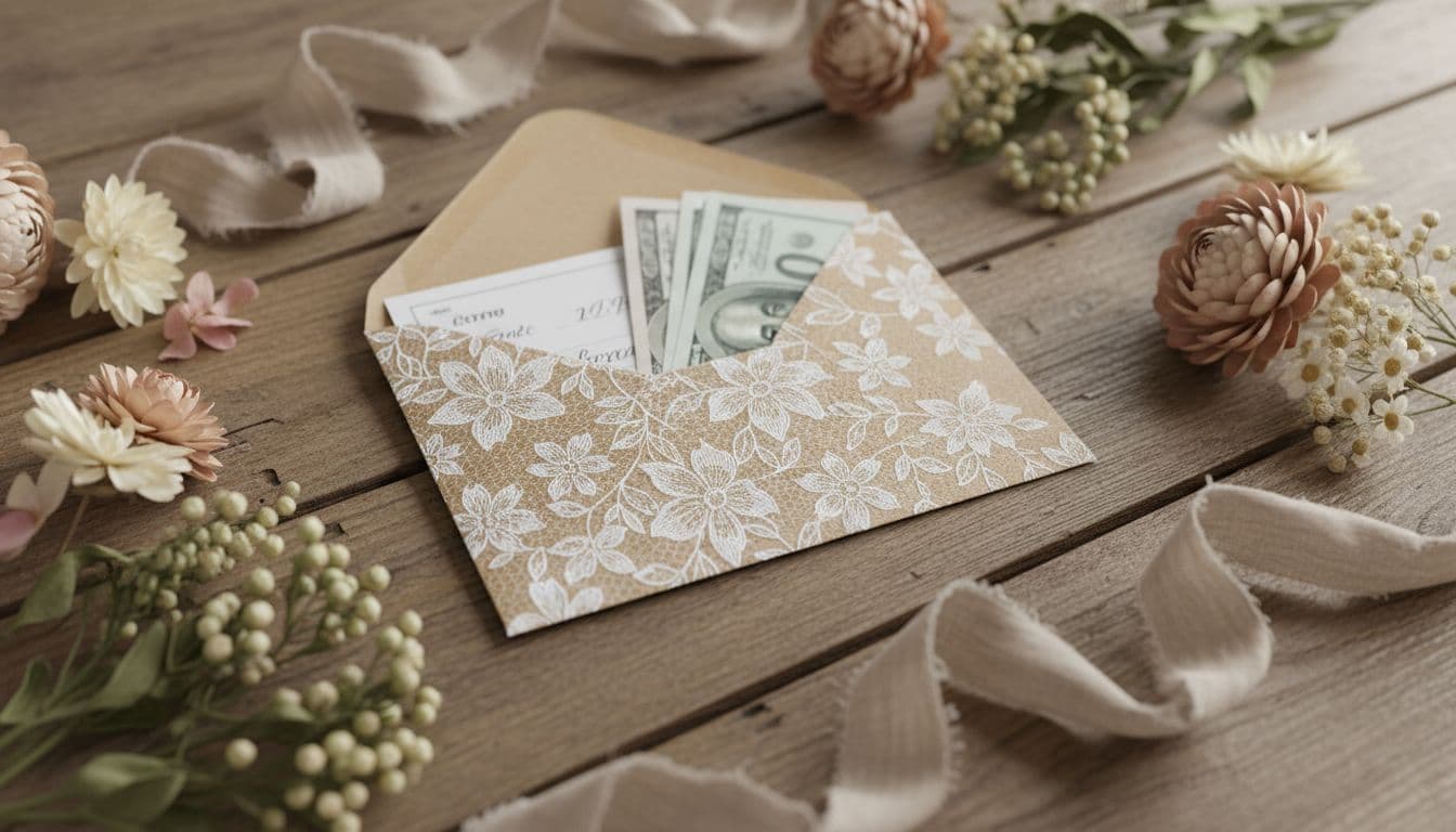 Enveloppe Mariage Cheque Ou Especenull