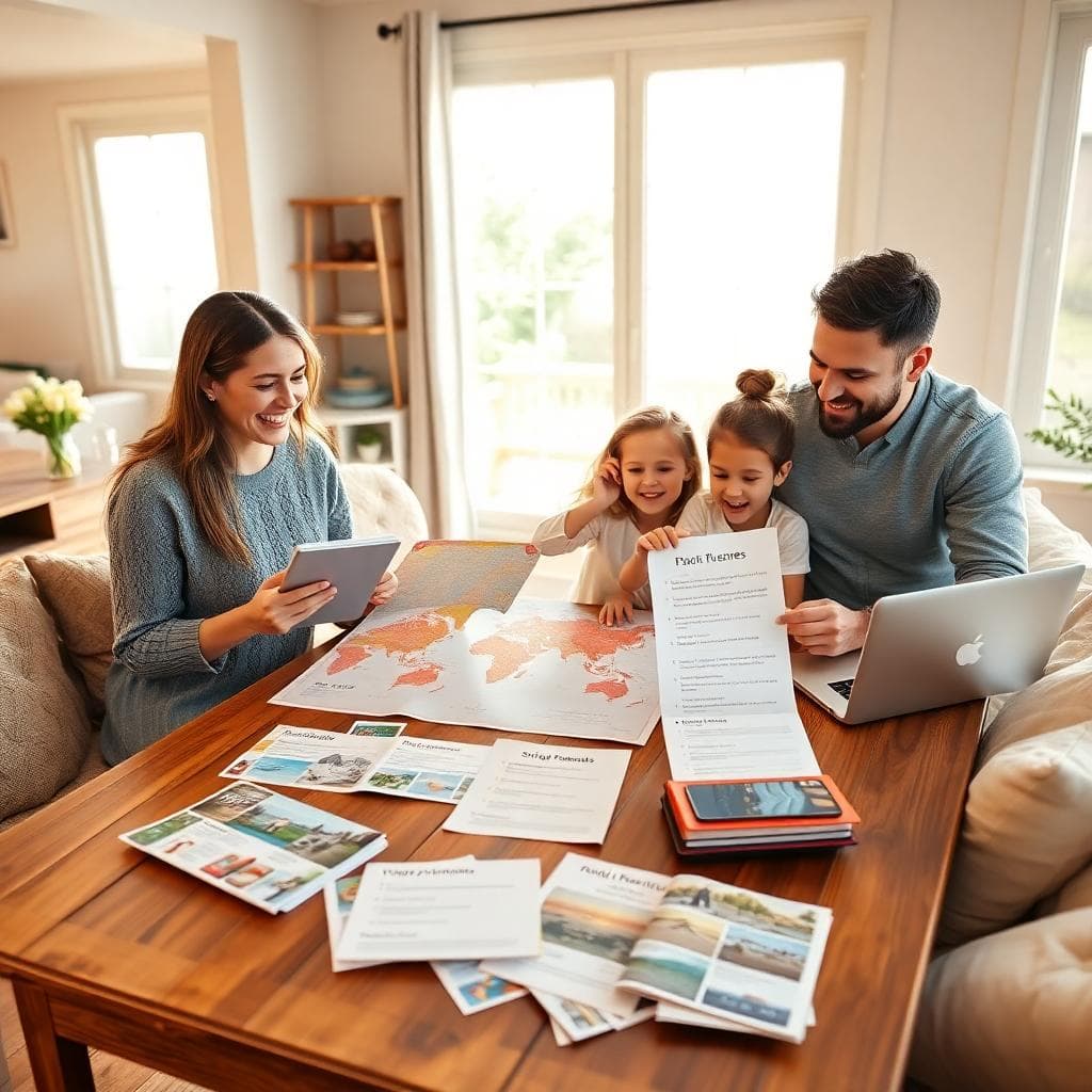 Family planning their affordable family spring break destinations 2026 with a simple, clear FAQ as a guide