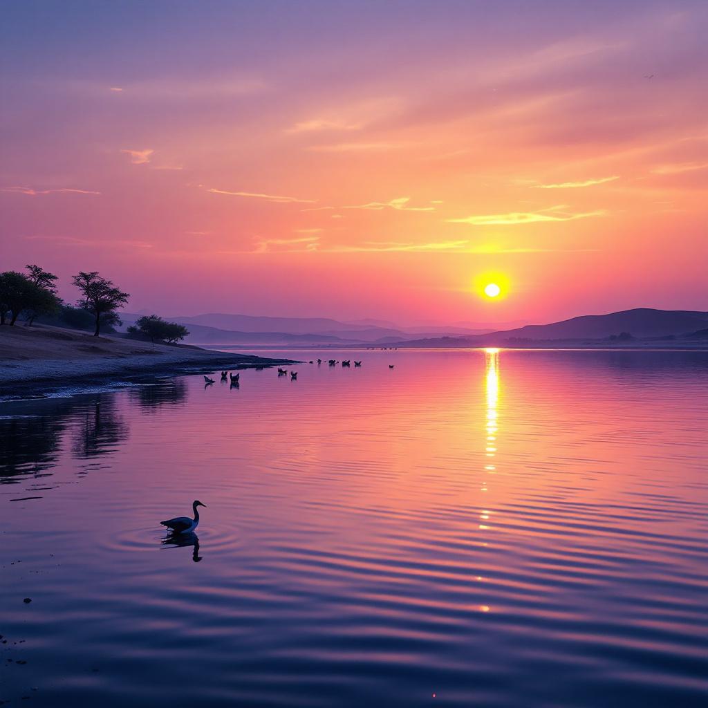 Lake Chad at dusk - a highlight of Chad tourist attractions 2025