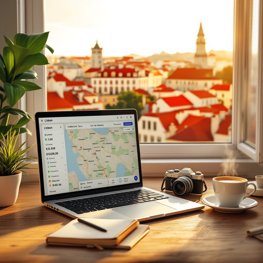 Lisbon budget travel itinerary 2025 created with AI travel planning