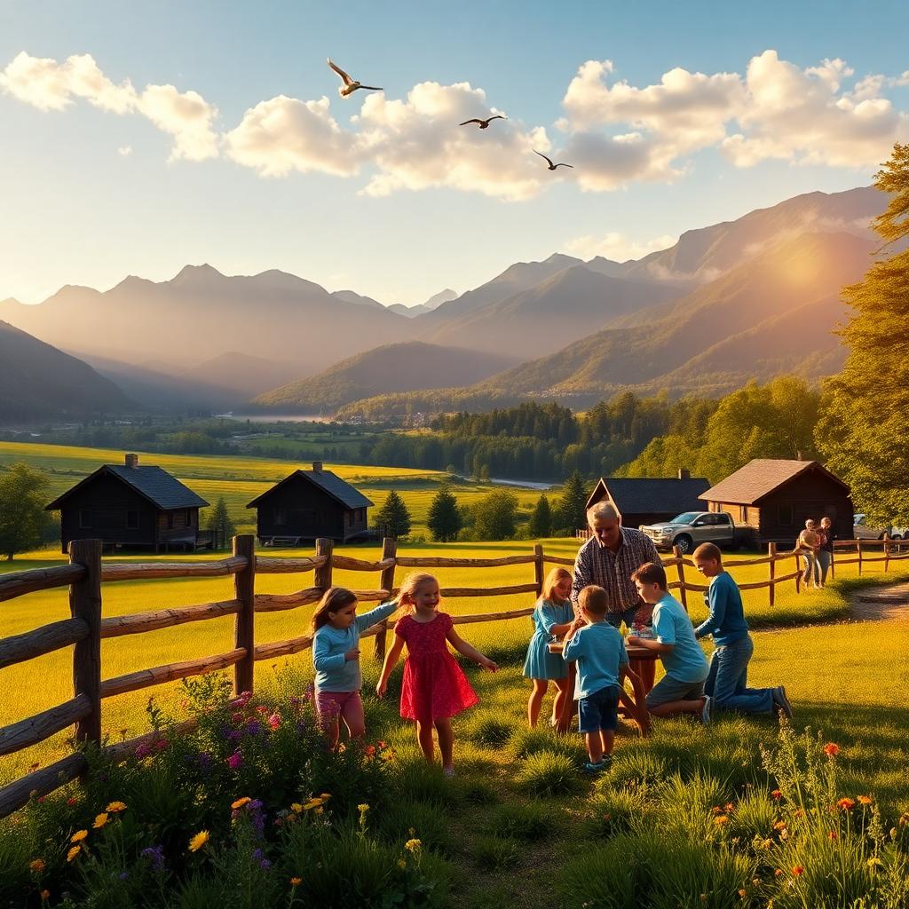 Multigenerational family picnicking at Cades Cove, part of a budget family vacation Gatlinburg Smoky Mountains 2025
