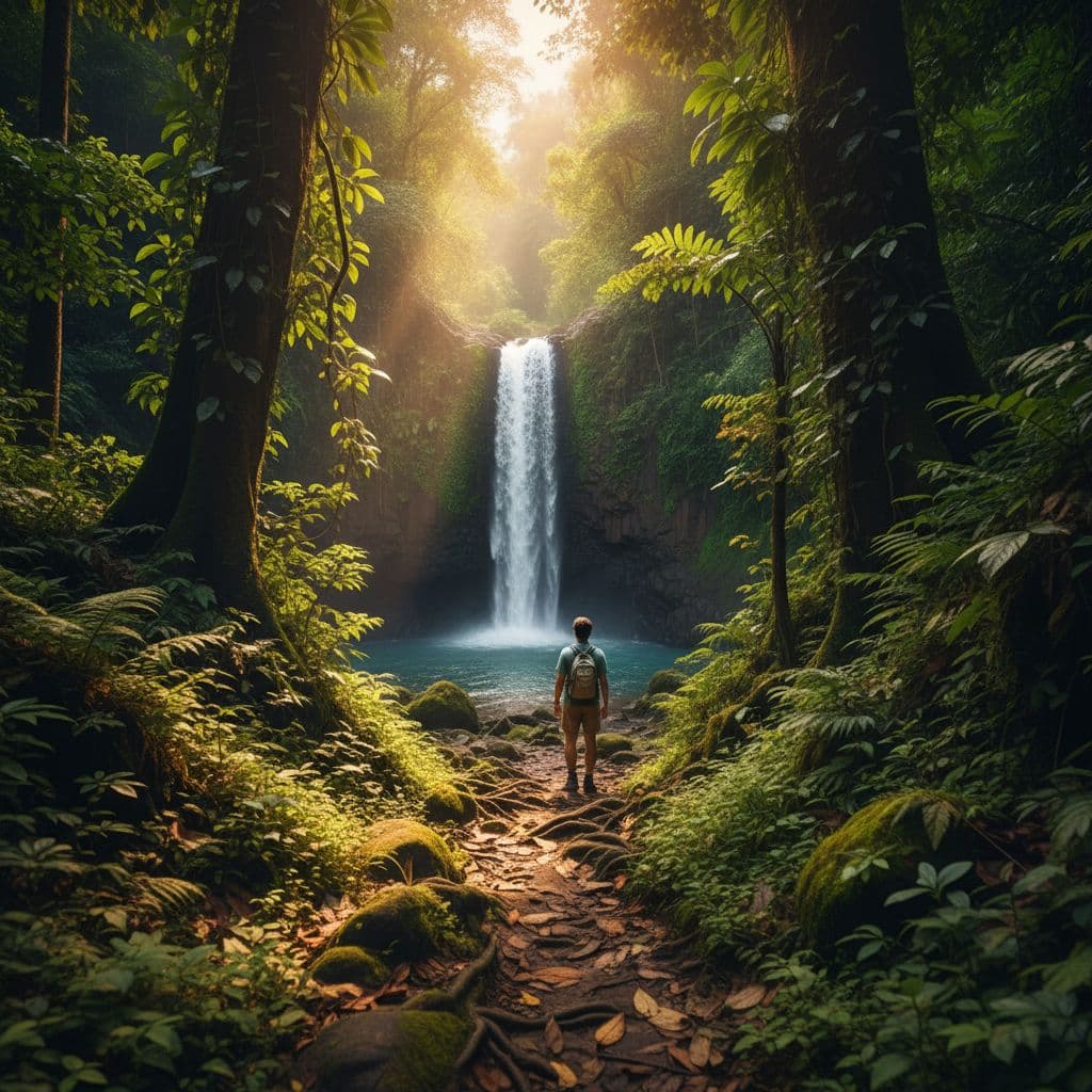 Off-grid hikes North Bali 2026, jungle path to hidden waterfall