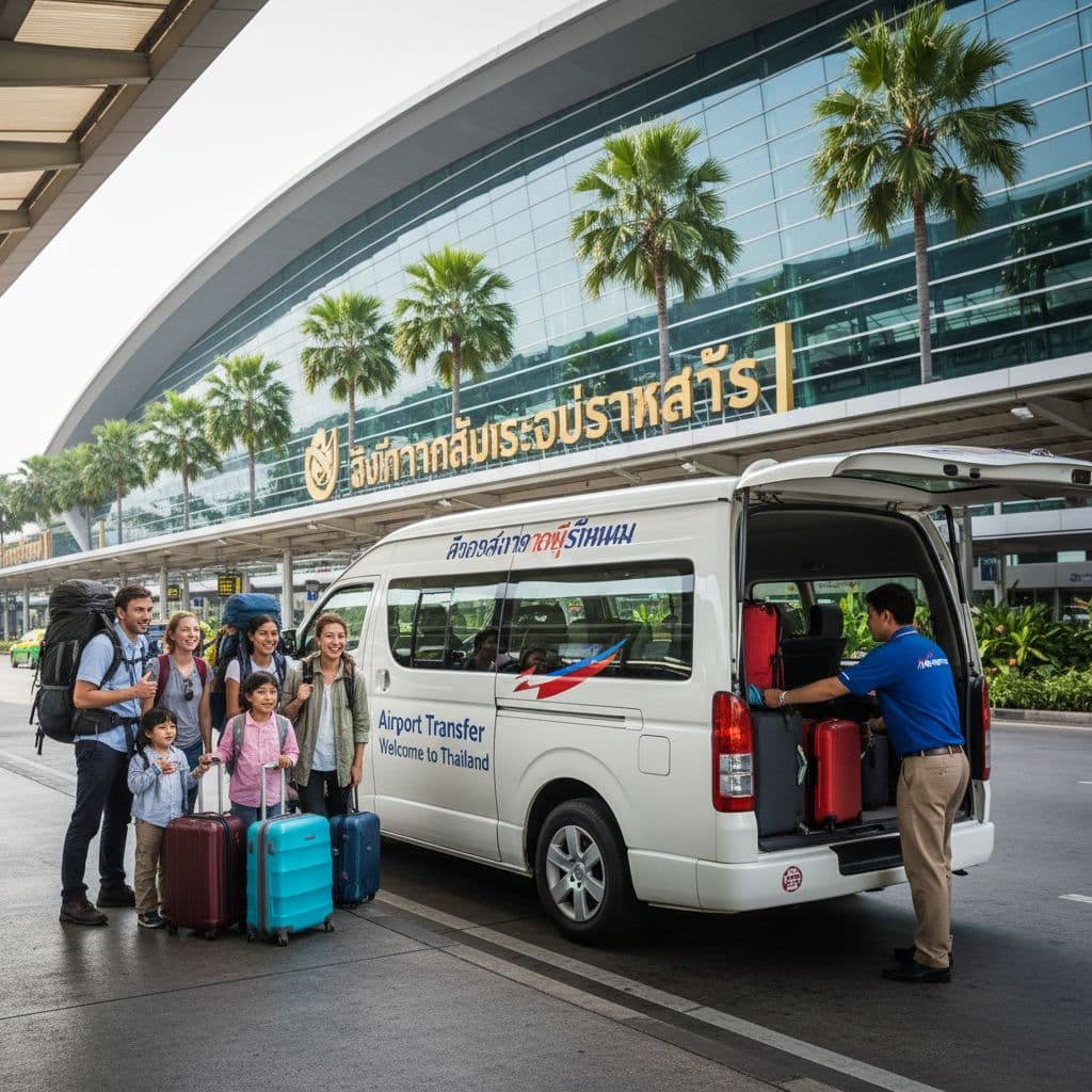 Thailand airport transfer van service