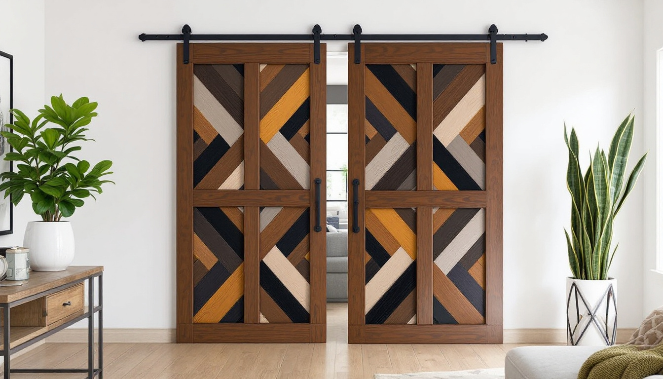 Chevron Pattern Door