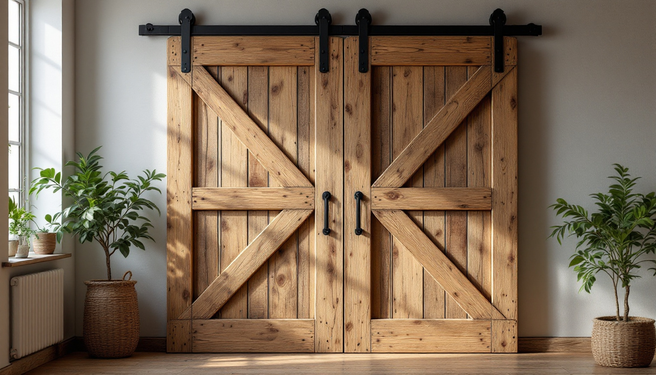Classic Rustic Wood Barn Door