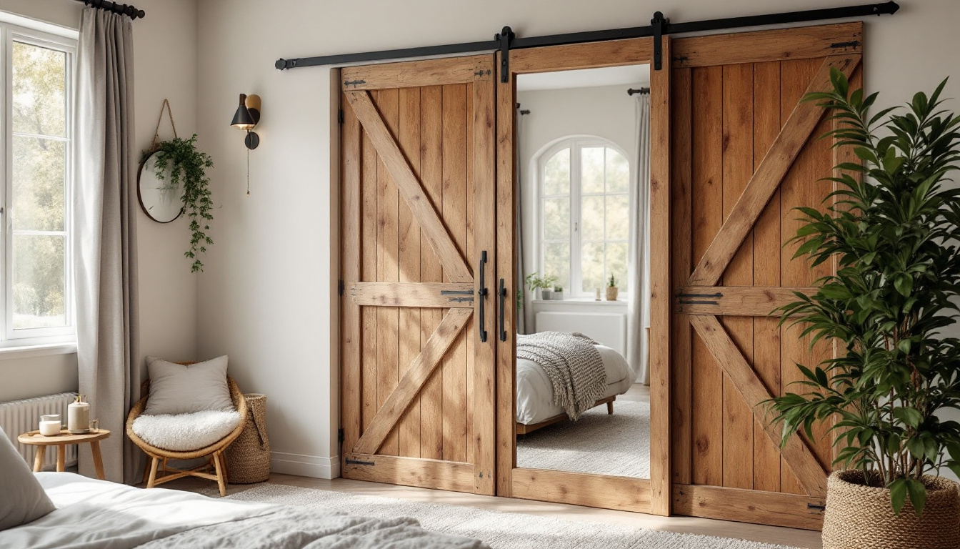 Sliding Mirror Barn Door