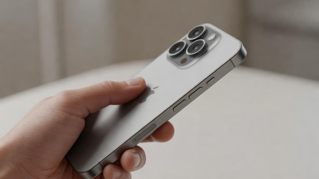 iPhone 16 for Seniors guide - holding the phone⁠