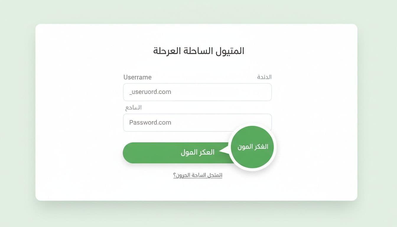 اختيار نوع تأشيرة خروج وعودة مفردة وتعبئة تاريخ السفر والعودة في واجهة إلكترونية عربية