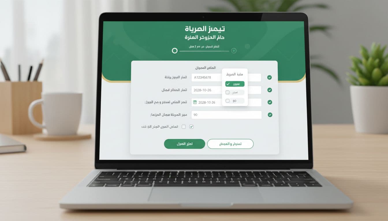 نموذج بيانات أفراد العائلة على الحاسوب في منصة إنجاز