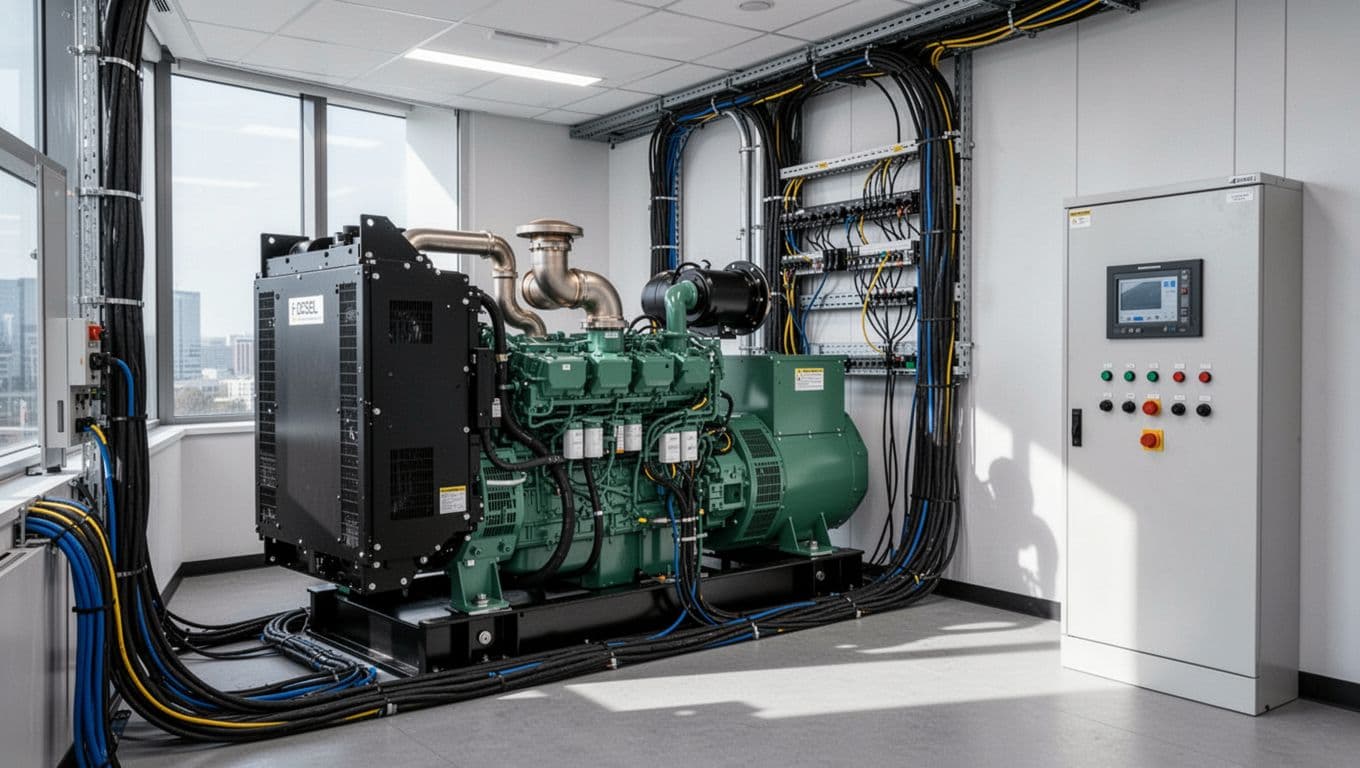 辦公室發電機 ATS 規劃,停電時真正有用的備援重點 辦公室發電機 ATS 規劃,停電時真正有用的備援重點