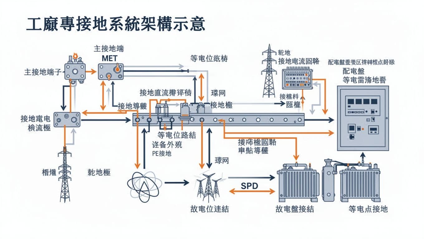 工廠接地系統規劃與接地電阻測試教學,從設計到驗收一次搞懂 工廠接地系統規劃與接地電阻測試教學,從設計到驗收一次搞懂