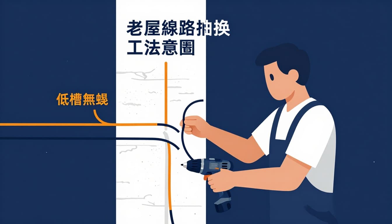 老屋全室線路抽換費用怎麼抓,材料差異, 工法, 工期與報價拆解 老屋全室線路抽換費用怎麼抓,材料差異, 工法, 工期與報價拆解