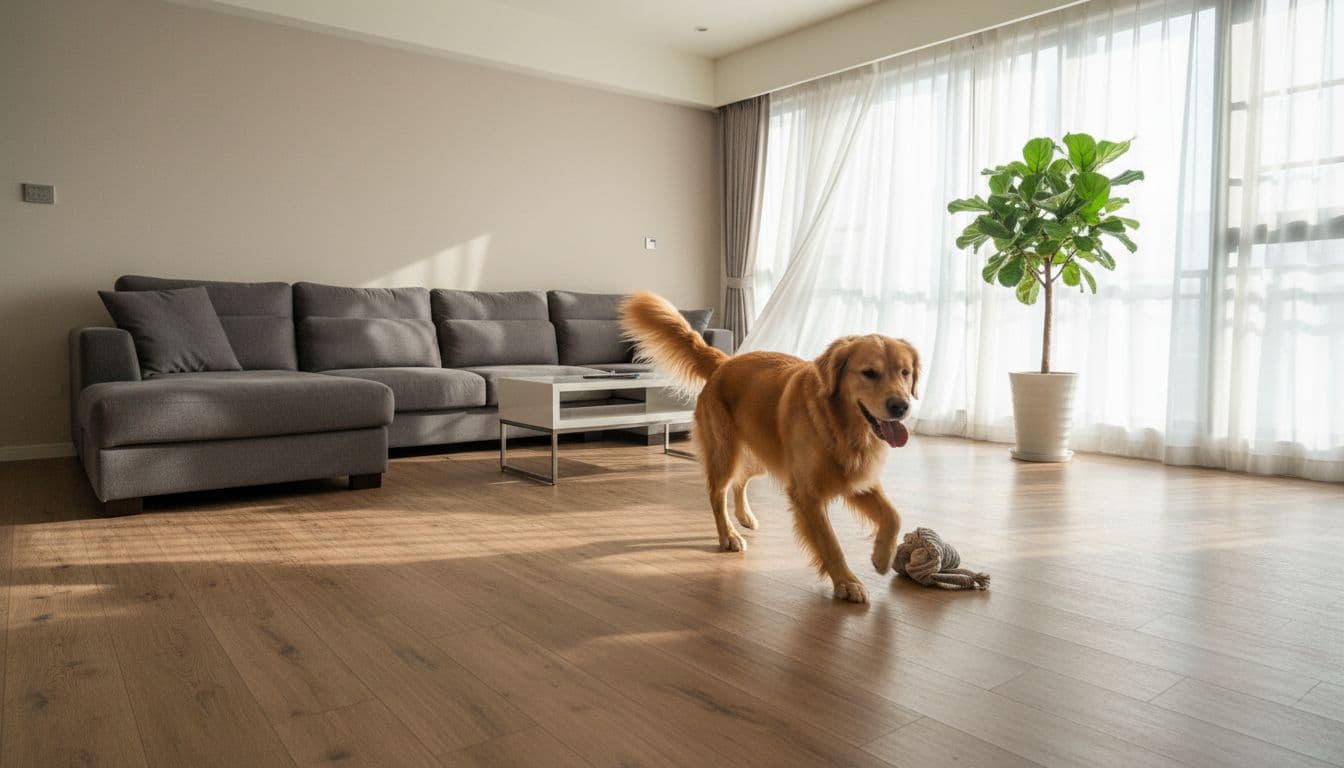 寵物友善裝修選材指南:抗刮地板、耐咬踢腳板與防臭牆面 寵物友善裝修選材指南:抗刮地板、耐咬踢腳板與防臭牆面