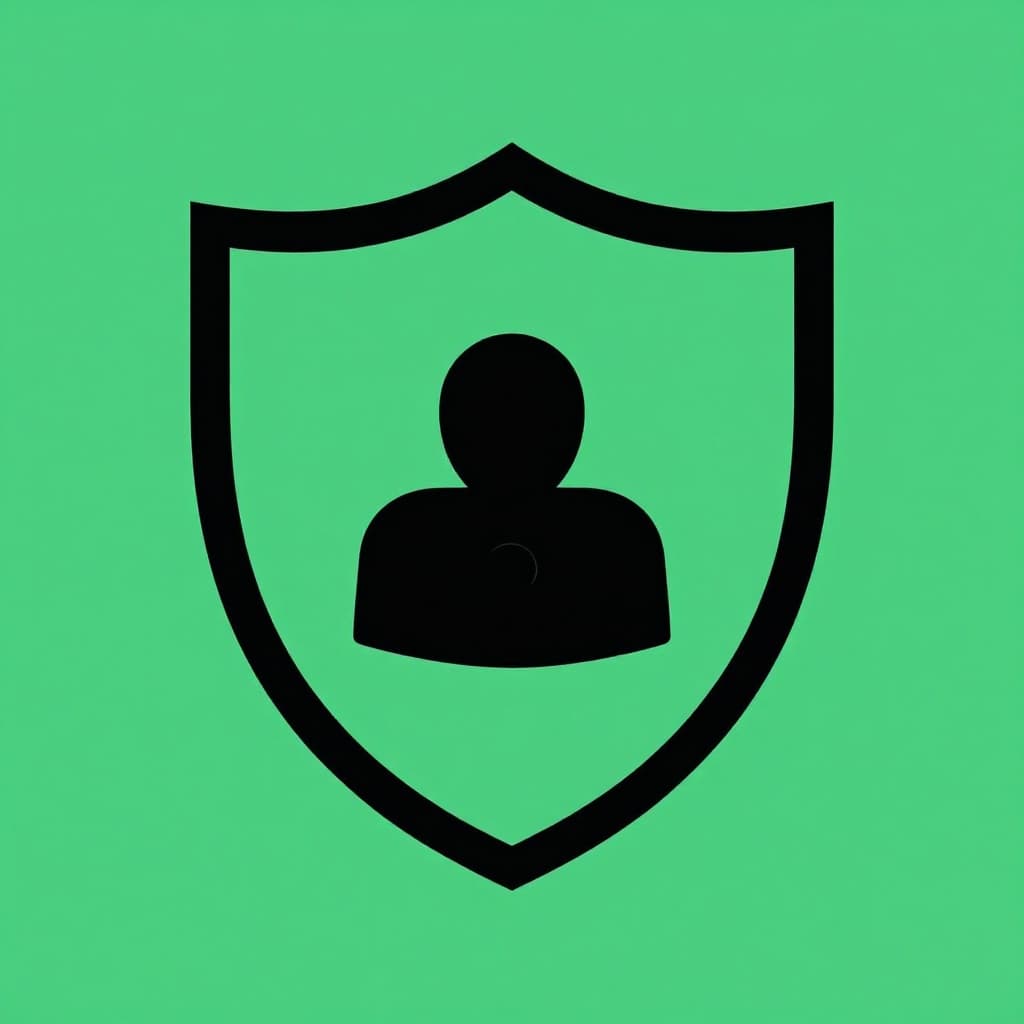 小預算網站增長術:創業初期也能做出高流量入口 Abstract modern digital art on a green-toned background featuring a security lock icon and protective shield blocking a hacker attack, with high contrast light and shadows. No people, text, logos, or watermarks, symbolizing effective website security measures.