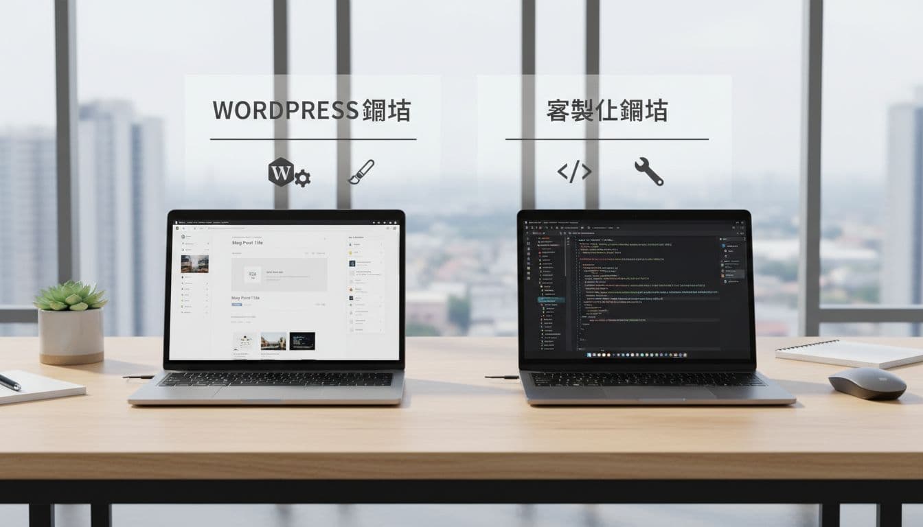 WordPress 網站和客製化網站架設的差異,怎麼選才不會越做越累? WordPress 網站和客製化網站架設的差異,怎麼選才不會越做越累?