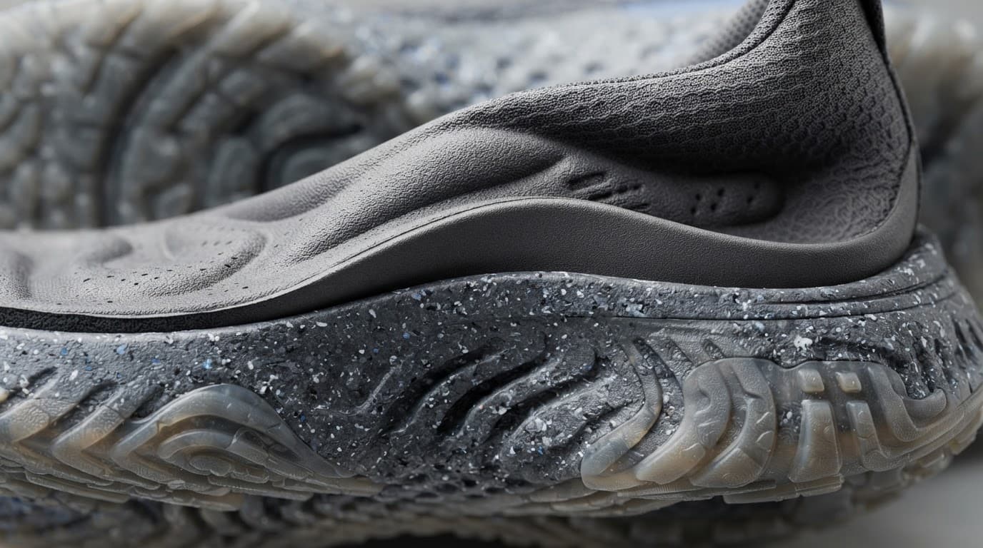 Hotter Comfort Concept Shoes: A Practical UK Review 3 Close-up of a cushioned shoe sole and textured ergonomic footbed.