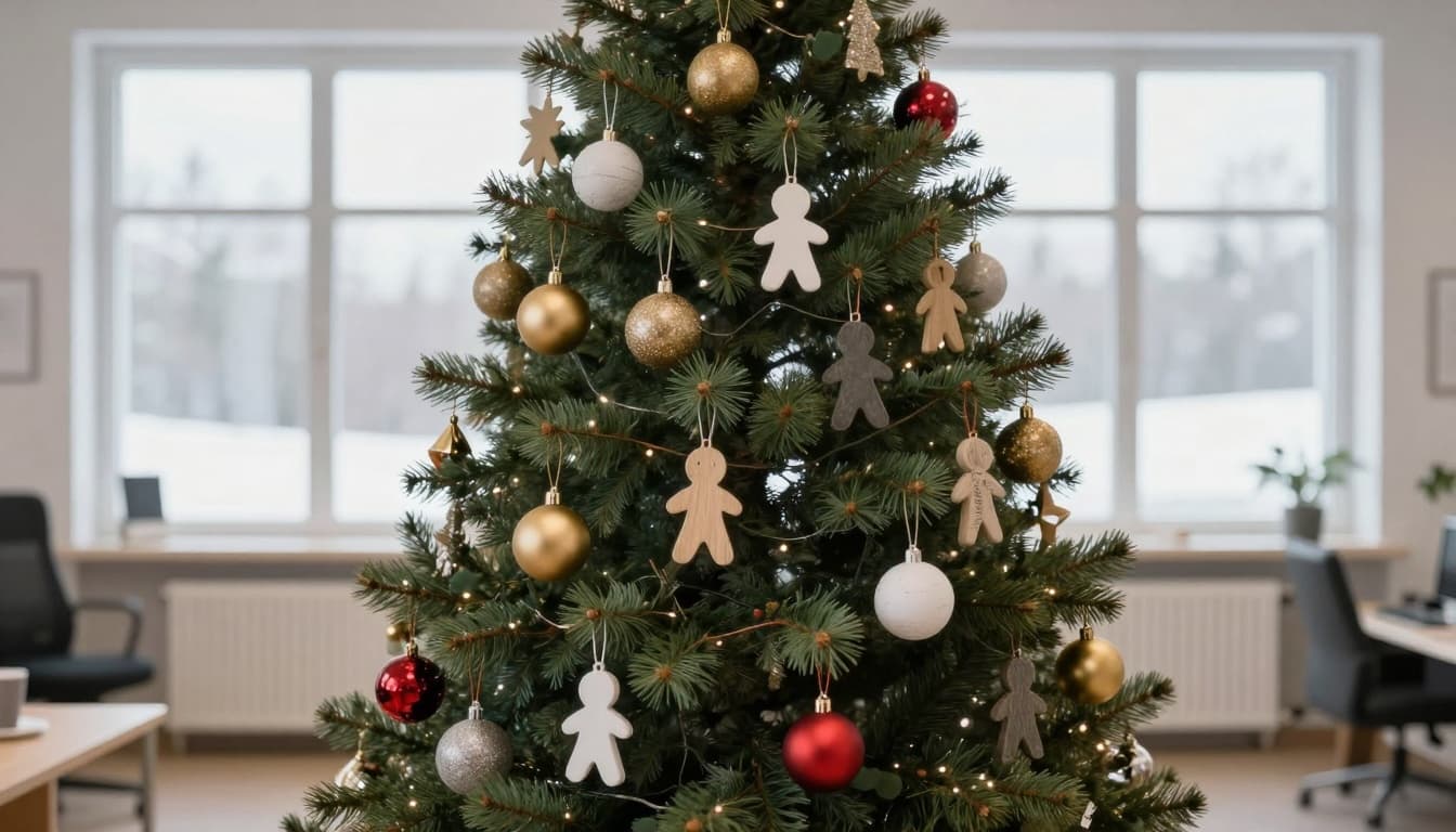 Juletræ i moderne nordisk reception ved skranke