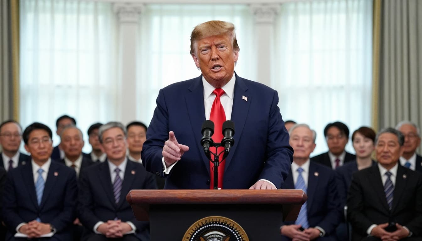Trump Speaks on the Art of Surprise at the White House