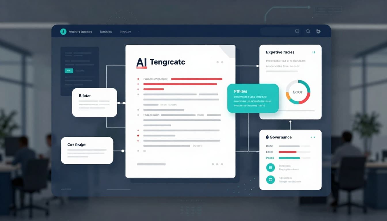 Enterprise Contract Lifecycle Management: Scaling Governance and Compliance 3 AI-assisted contract review with risk scoring
