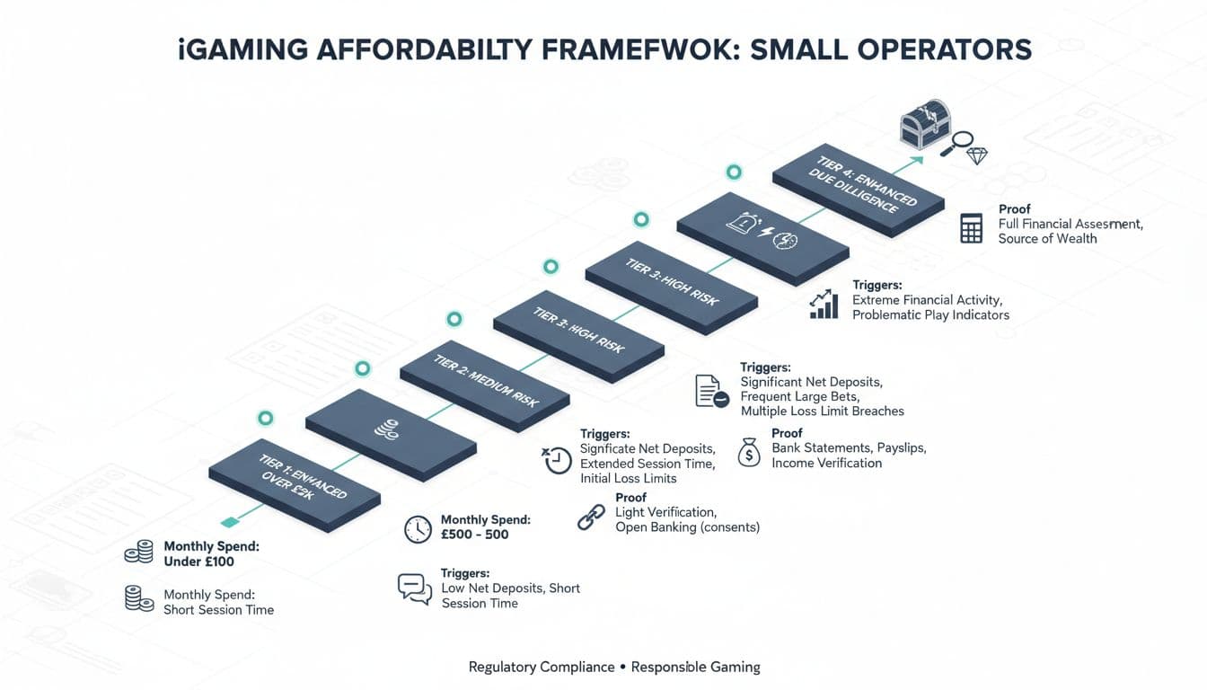 Tiered affordability framework ladder diagram