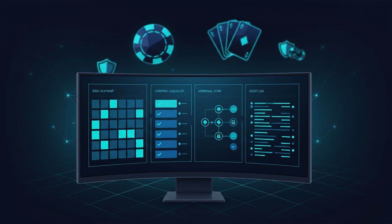 iGaming Internal Controls Template: What Your Regulator Wants To See 2 Modern iGaming compliance dashboard interface