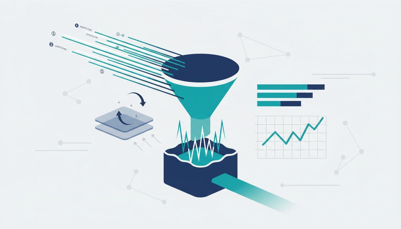 Visualization of sanctions screening iGaming performance with batching, caching layers, incremental updates, and a message queue handling burst traffic