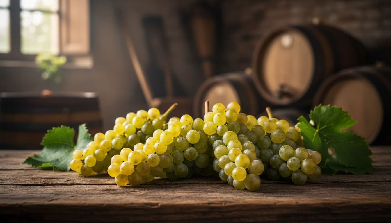 Grappoli di Glera appena raccolti in cantina