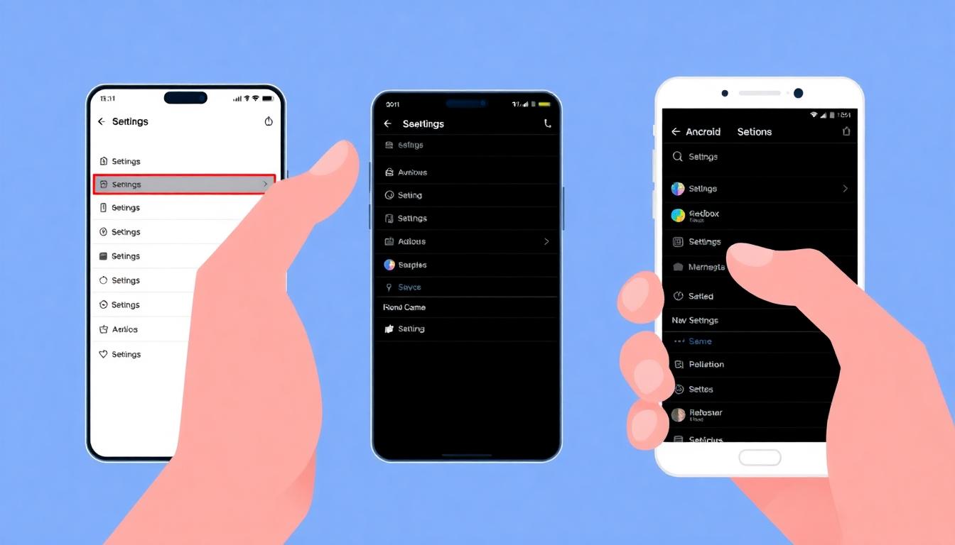 Facebook Mobile Settings Menu 2025