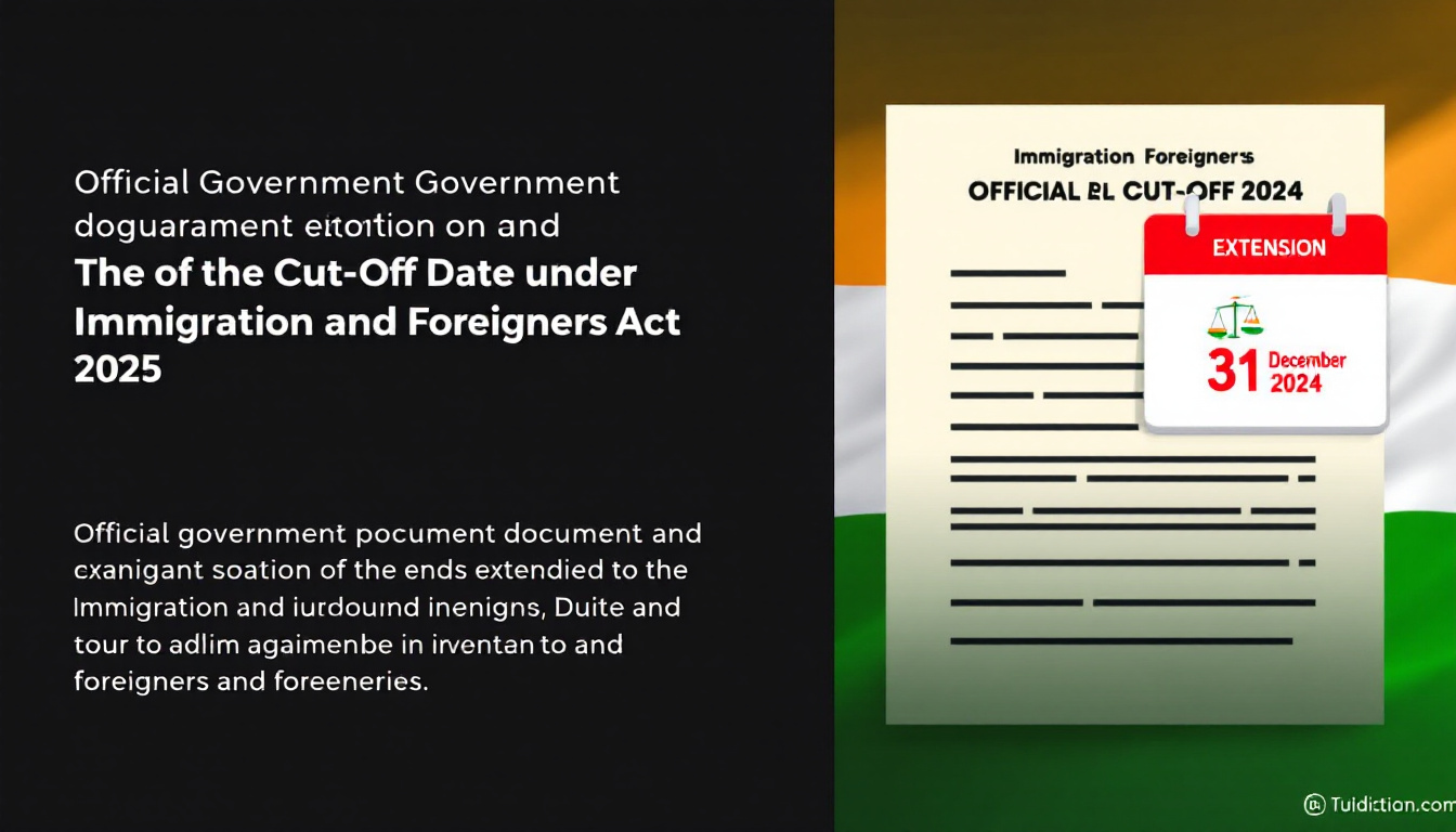 AI-generated legal order featuring India’s tricolor, scales of justice, and a calendar highlighting 31 December 2024. Image created with AI.