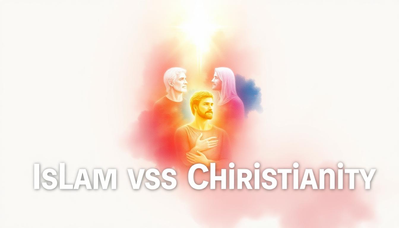 খ্রিষ্টধর্মের পবিত্র ত্রিত্বের ধারণা, সংবেদনশীল জলে আবদ্ধ আলোর তিন ভাগ, জলরঙের বিন্যাসে