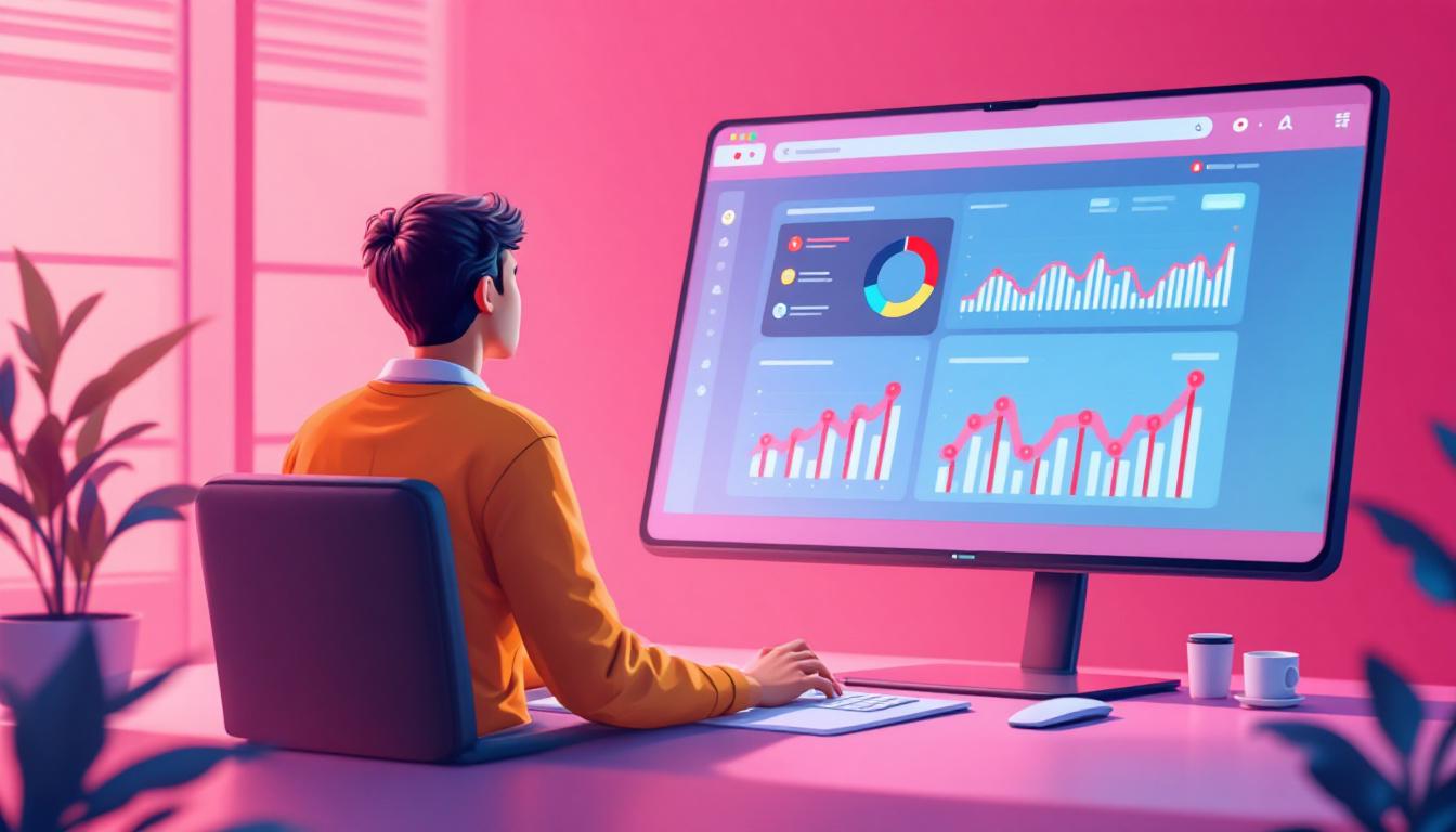 একজন বাঙালি ইউটিউব কনটেন্ট ক্রিয়েটর নিজের ড্যাশবোর্ডে মনিটাইজেশন ফ্ল্যাগ মনিটর করছেন, UI-তে সতর্কতা দেখা যাচ্ছে - Image generated by AI