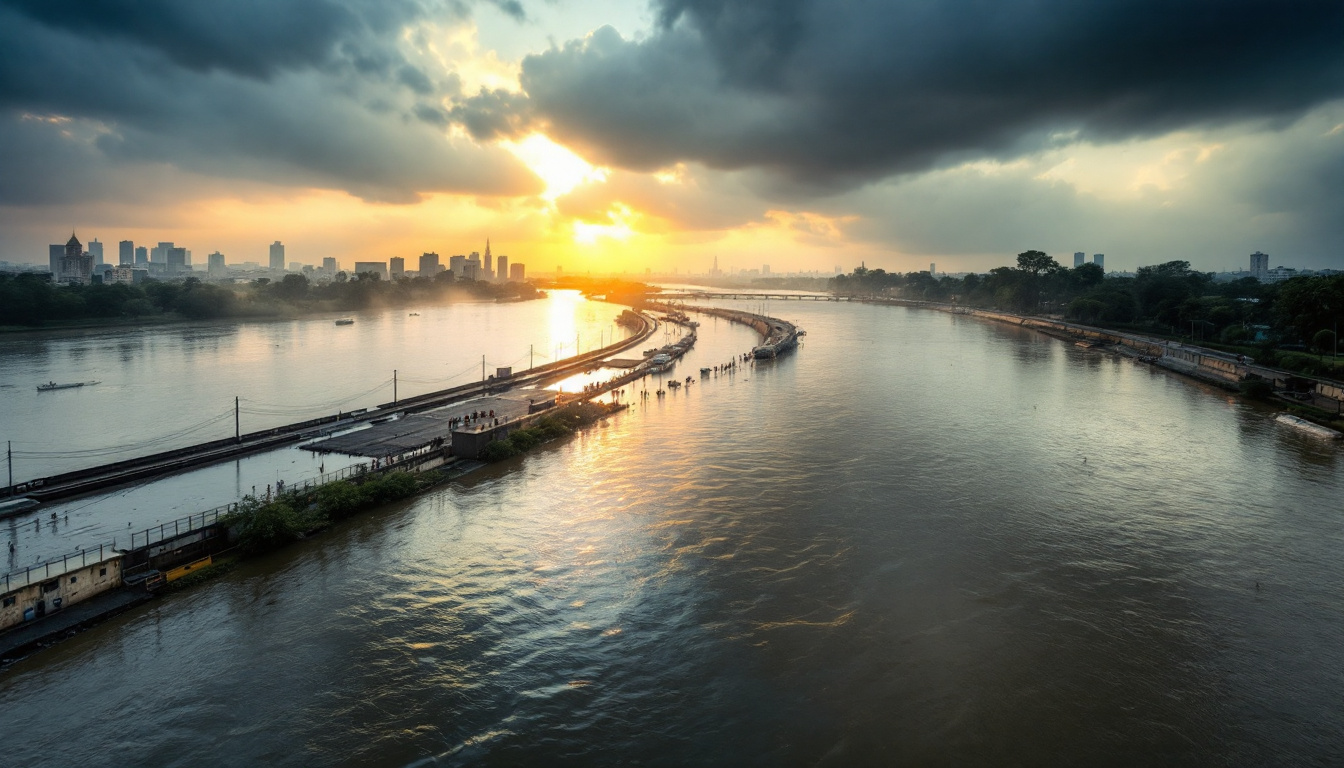 Yamuna River flood waters reaching close to urban areas in Delhi with evacuation in progress