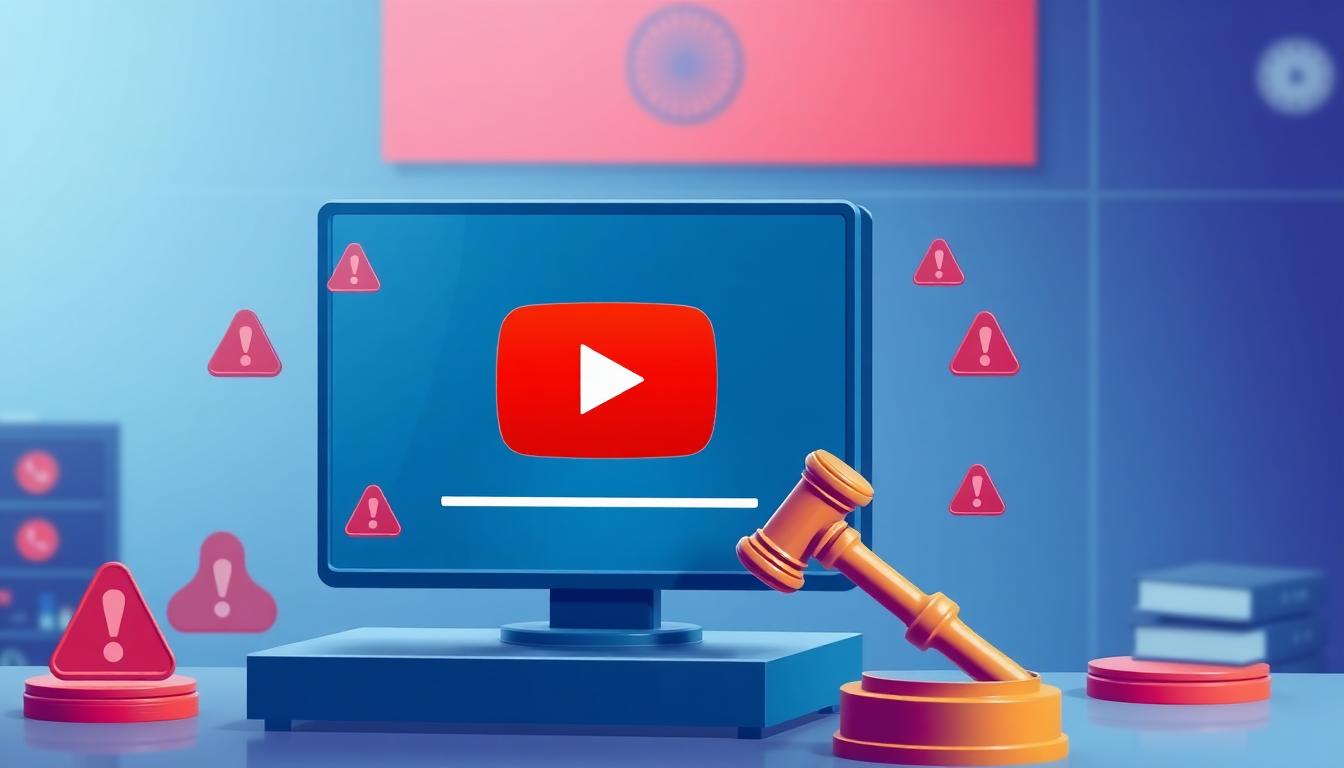 YouTube Play Button on Trial: Indian Flag Colors with Newsroom Elements
