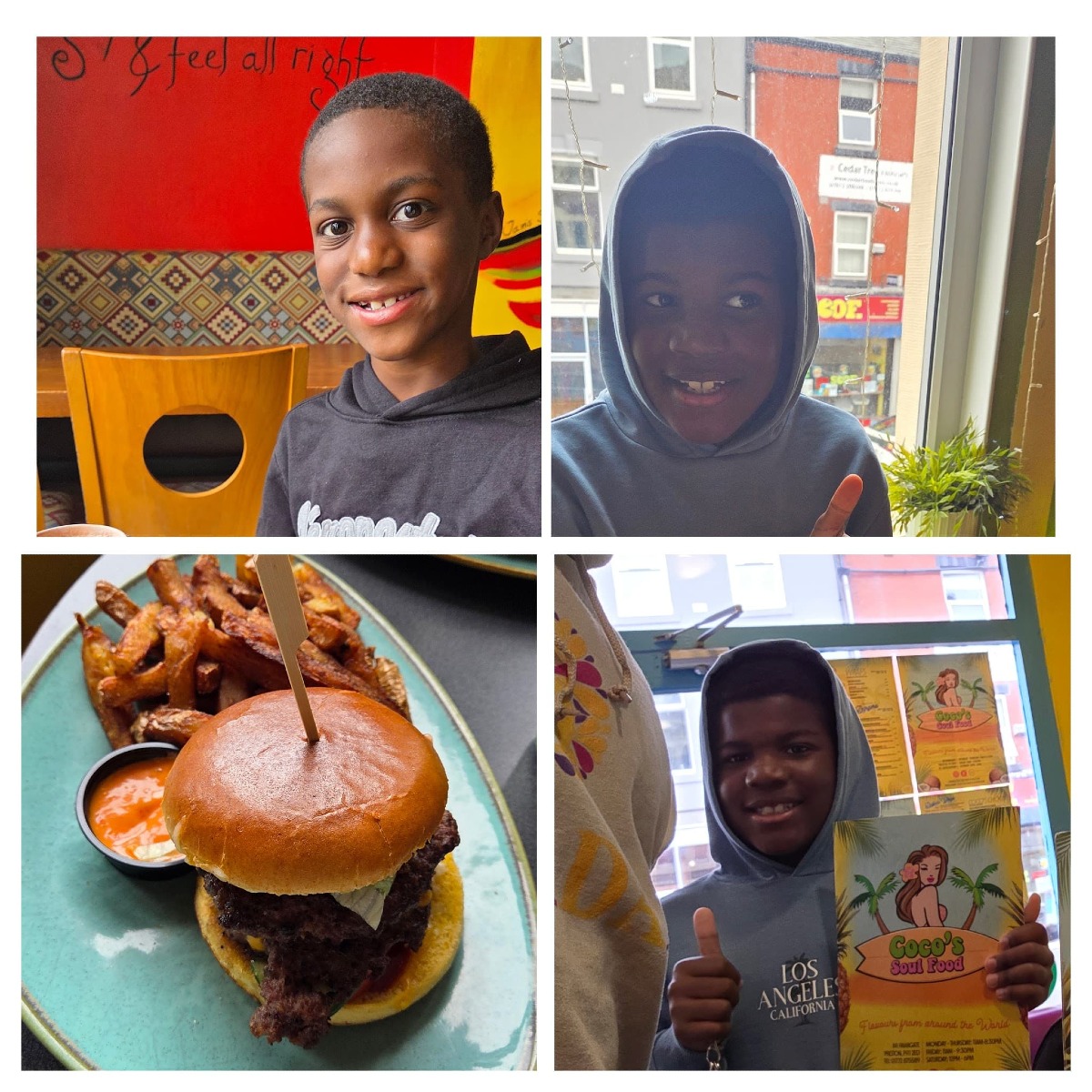 While visiting the boys favorite restaurant here in Preston, Coco's is their idea spot for a meal