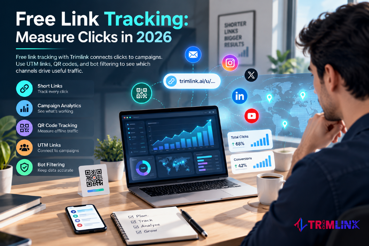 Free link tracking and campaign analytics