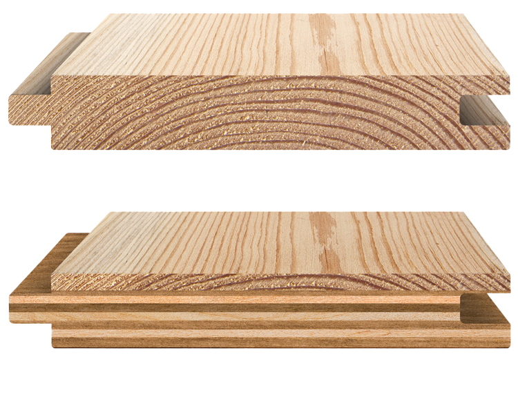 Engineered wood and solid wood comparison